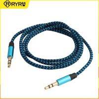 RYRA 1m Nylon Aux Cable Suitable for portable stereo speakers and sound cards 3.5 mm Plug Male to Male Jack Auto Car Audio Cable