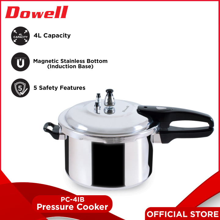 Dowell PC4iB 4L Aluminum Induction Based Pressure Cooker Lazada PH