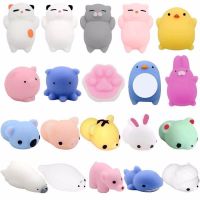 ONECEW 10Pcs/set Creativity Party Children Mini Mochi Kids Gifts Desktop Ornaments Stress Relief Toy Stress Relief Toy Mochi Toys Kawaii Animal