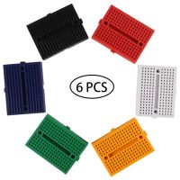 6 PCS 170 Tie Points Mini Breadboard SYB-170 Solderless Prototype Kit PCB Bread Board for Arduino Raspberry pi Small DIY Kits