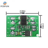 pcbfun ไฟถนนขนาดเล็ก3.7V/7.4V/11.1V ไฟส่องสว่างแบตเตอรี่ลิเธียมแผงวงจรสลับตัวควบคุมพลังงานแสงอาทิตย์