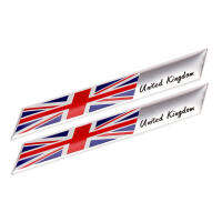 2ชิ้น Union Jack Flag Emblem Trunk สติกเกอร์รูปลอกสำหรับ Aston Martin MINI COOPER LAND ROVER