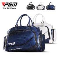 PGM ชุดกีฬากอล์ฟกันน้ำของผู้ชายบอสตันของกระเป๋าเบากระเป๋าทรงสี่เหลี่ยมมีหูหิ้วสะพายไหล่กระเป๋าใส่ลูกบอลสำหรับเดินทาง YWB036ตะแกรงรองเท้า