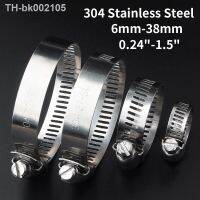 ✎✸ (10psc/bag) 304 Stainless Steel Single Ear Stepless Hose Clamps 6-38mmFor Water Pipe Plumbing Automotive