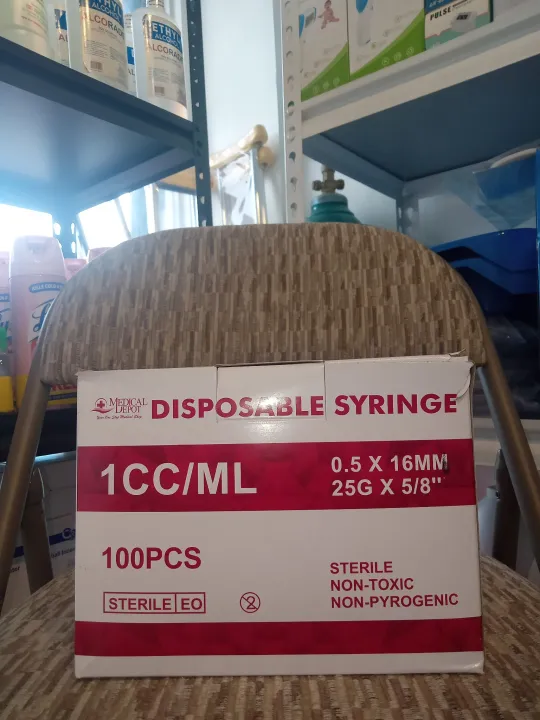 Medical Depot 1cc Disposable Syringe Lazada PH