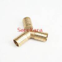 LOT 2 Y Hose Barb I/D 16mm 3 Ways Brass coupler Splicer Connector fitting for Fuel Gas Water