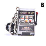 LIUT Máy đánh bạc trái cây mini jackpot may mắn Quà tặng móc khóa sinh