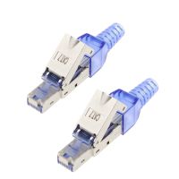 สายเคเบิล Matters 2-แพ็คเครื่องมือฟรี Rj45 Cat 7 / Cat6a ปลั๊กต่อ Cat7ปลั๊ก/ขั้วต่อ Cat7 Modular 23/24awg