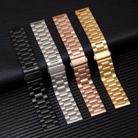 Stainless Steel Watchbands Bracelet Women Men Solid Metal Watch Strap 16mm 18mm 20mm 22mm 24mm Wristband