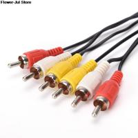 1M 3 RCA Male to 3 RCA Male Composite Audio Video AV Cable Plug Set-top box TV cable Cables