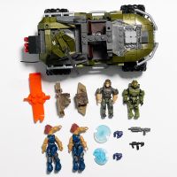 Mega Bloks Construx Halo บล็อคก่อสร้างอนันต์ของเล่นโมเดลทหารอะนิเมะตุ๊กตาขยับแขนขาได้ของเล่นบล็อคของขวัญสำหรับเด็ก