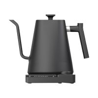 Black Electric Kettle Stainless Steel Electric Kettle for Coffee Home Constant Temperature Fine Mouth Kettle Gooseneck Hot Water Kettle (EU Plug)