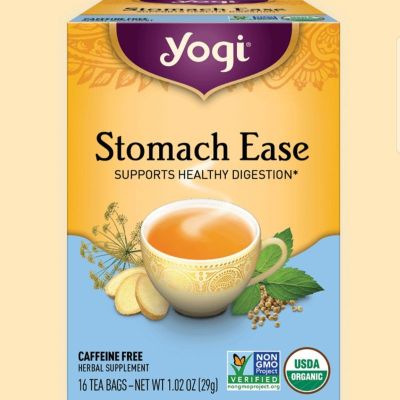Premium for U📌ชา YOGI TEA DIGESTION TEA BOX ชาสมุนไพรออแกนิค  เพื่อสุขภาพจากอเมริกา📌 Stomach Ease