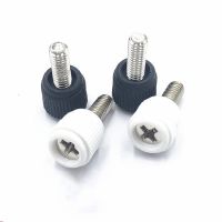 10pcsPlastic Hand Screw White Black Plastic Head Cross Groove Bolt Computer Case Screw M3M46-32 Plastic Head Carbon Steel Thread