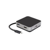 OWC USB-C Travel Dock, 5 Port with USB 3.1, HDMI, SD Card, and 100W Power Pass Through, Space Grey