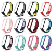 Breathable Strap For Xiaomi Mi Band 5 4 3 6 Strap Replacement Color Silicone Wristband TPU Strap for Xiaomi MiBand 5 4 3 6 Strap