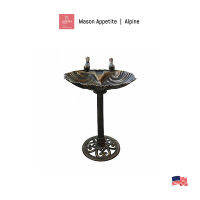 161931 Alpine 13x30 Plas Birdbath ที่อาบน้ำนกในสวน พลาสติก ประดับสวน