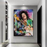 2023 ✟✷✚ Modern Graffiti Music Guitarist Posters and Prints Canvas Paintings Wall Art Pictures for Living Room Decor No Frame