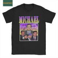 Michael Scott The Office Tv Show Men T Shirt Tee Shirt Crew Neck Tshirts 100 Cotton 100% cotton T-shirt