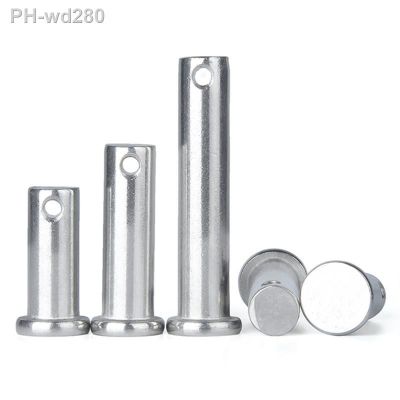 M3 M4 M5 M6 M8 Pin Roll 304 stainless steel pin flat head cylindrical pin with hole locating pins GB882 axis pin