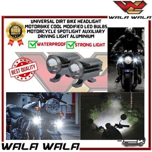 Universal Dirt Bike Headlight Motorbike Cool Modified Led Bulbs