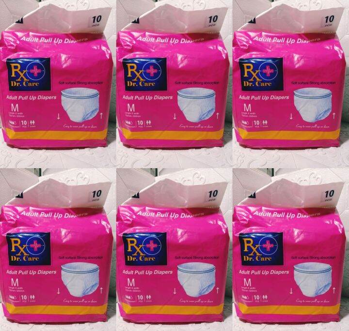 6packs Adult Diaper Pull Up Medium 10pcs Pack Lazada Ph