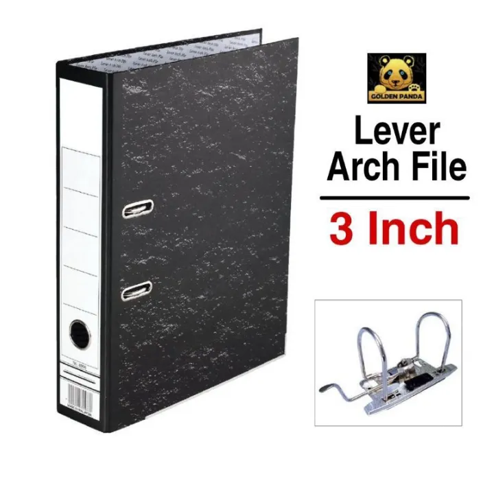 F4 Lever Arch File 3 inch/ 2D Ring File For Office | Lazada