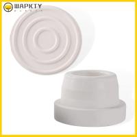 WAPKTY 2pcs ท่อใส่ท่อ กันชนบันได ขั้นตอนสำหรับสระว่ายน้ำ สีขาวขาว หมวกบั๊มเปอร์ อุปกรณ์เสริมเสริม พื้นในร่ม ที่คลุมเท้าบันได สระว่ายน้ำในสระว่ายน้ำ