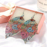 Superior Home Shop Drop Dangle Bohemian Style Hollow Leaves Earrings Jewelry Temperament Eardrop