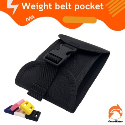 กระเป๋าสำหรับ Dive weight. Weight belt pocket with quick release buckle สำหรับก้อนตะกั่ว 2 kg
