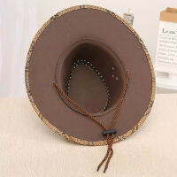 Designer ยี่ห้อหมวกฟางชาย Big brim Western คาวบอย Big HEAD girth ฤดูร้อนกลางแจ้งครีมกันแดด Visor หมวก Sun kепка หมวกฟรี