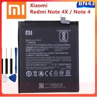 แบตเตอรี่แท้ Xiaomi Redmi Note 4X Note4 BN43 4000MAh + เครื่องมือชุดแกะ