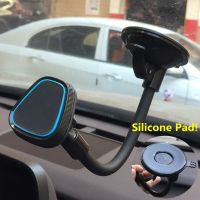Efficient Silicone Magnetic Car Phone Holder Car Windshield Phone Stand Strong Magnet Car Cellphone Holder Durable Suction Cup Car Mounts