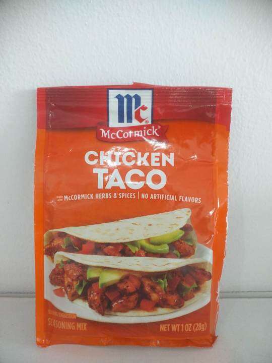 McCormick Taco Seasoning Mix Chicken, 1 oz(28g) Lazada PH