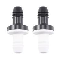 2Pcs 3/8 inch 10Mm Inline Abs One Way Water Non Return Check Valve For Fuel Gas Liquid Air