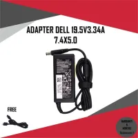 ADAPTER NOTEBOOK DELL 19.5V3.34A*7.4X5.0  / สายชาร์จโน๊ตบุ๊ค เดล + แถมสายไฟ