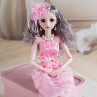 New 60cm BJD Doll 13 Joints Movable 13 Sets Play House Girl Toy DIY Dress Up Doll Princess Doll Fashion Best Birthday Gift