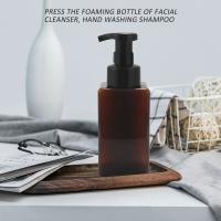 ♟□✒ 2 Pack Foaming Soap Dispenser 15Oz Refillable Foam Liquid Hand Soap Empty Plastic Pump Bottle Container - Brown 450Ml