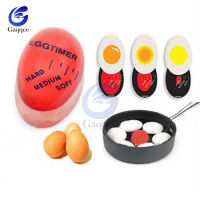 Egg Perfect Color Changing Timer Yummy Soft Hard Boiled Eggs Cooking Kitchen Eco-Friendly Resin Egg Timer Red timer เครื่องมือวัด-Piejt