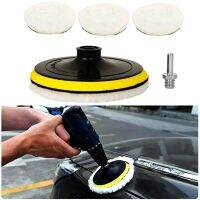 5/6PCS 3/4/5/6/7 inch Polishing Kit Polishing Pad Car Waxing Sponge Disk Wool Wheel Auto Paint Care Polisher Pads Car Gadget