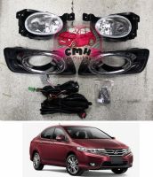 ไฟตัดหมอก HONDA CITY 2012-2013 หน้ากากชุบโครเมี่ยม