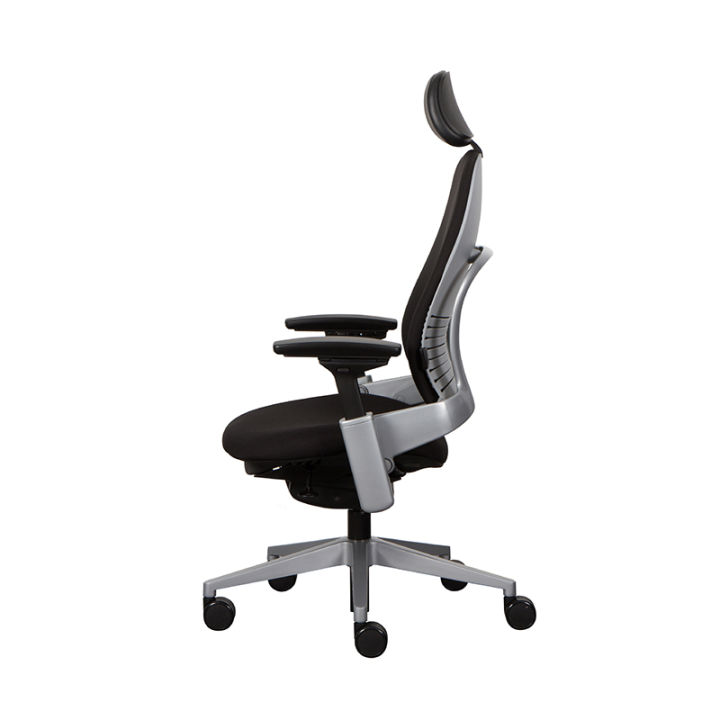 modernform-เก้าอี้-steelcase-ergonomic-รุ่น-leap-พนักพิงสูง-ระบบโยกแบบเนเทอรัลกลายด์-ขา-platinum-เบาะเเละพนักผ้าสีดำเก้าอี้เพื่อสุขภาพ-เก้าอี้ผู้บริหาร-เก้าอี้สำนักงาน-เก้าอี้ทำงาน-เก้าอี้ออฟฟิศ-เก้าอ