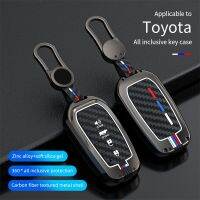 hot【DT】 Zinc Alloy Car Cover RAV4 Coralla Hilux Cruiser Keychain Accessories