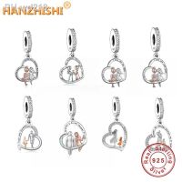 925 Sterling Silver Always My Sister Forever My Friend Pendant Charms Beads Fit Original Brand Charms Bracelet Necklace Jewelry