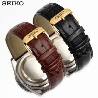 ⌚สายนาฬิกา SEIKO สายนาฬิกา หนังแท้ ผีน้ำเดิม เบอร์ 5 สายนาฬิกาหนังวัวกระป๋อง หอยเป๋าฮื้อ ชาย 20MM22