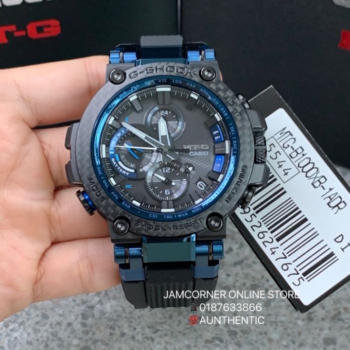 100% ORIGINAL CASIO G-SHOCK MTG-B1000XB-1A Carbon fiber bezel