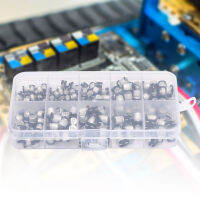 200Pcs 10-50V Electrolytic Capacitors Set for Computers Data Processing Telecommunication Industrial Control etc.