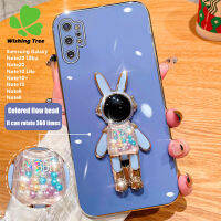 เคสโทรศัพท์อิเล็กโทรเพลทสุดหรูสำหรับ Note20 Samsung Galaxy เคส Note8อัลตร้า Note10ไลท์โน๊ต20 Note 10 Note10 + Note9ที่มีความคิดริเริ่มมูลค่าหน้าสูงดีไซน์คนดังทางอินเทอร์เน็ตสำหรับนักบินอวกาศลูกกวาดกระต่าย