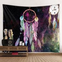 Starry Dream Catcher Art Wall Hanging Tapestry Decorative Art Blanket Curtain Hanging at Home Bedroom Living Room Decor Tapestries Hangings