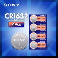 4ชิ้นสำหรับ CR1632ดั้งเดิม CR 1632 ECR1632 DL1632 KCR1632 LM1632ถ่านลิเธียมแบบกระดุม3V สำหรับนาฬิกาของเล่น